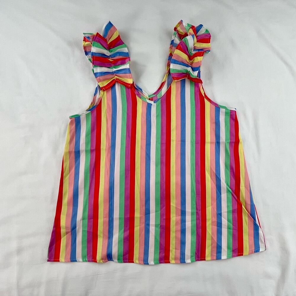 Entro Multicolor Striped Tank Top - Picture 7 of 7